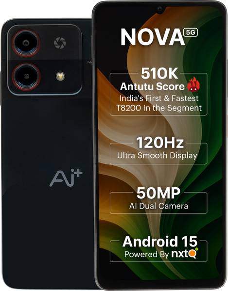 Ai+ Nova 5G (Black, 128 GB)