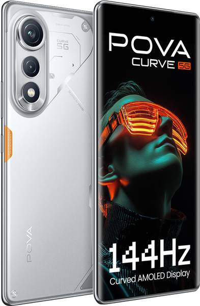 Tecno Pova Curve 5G (Magic Silver, 128 GB)