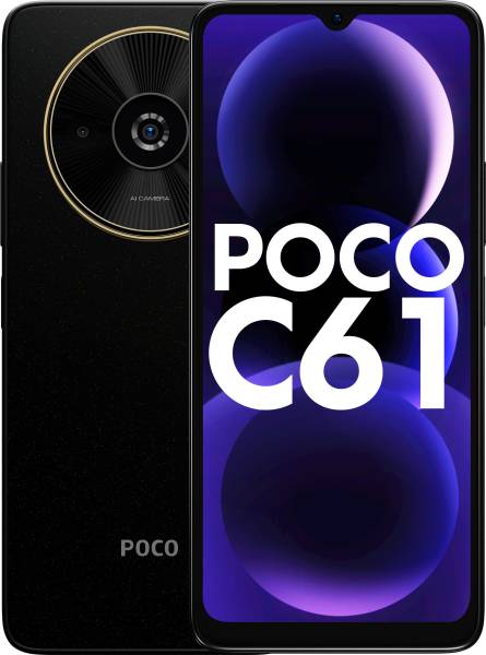 POCO C61 (Diamond Dust Black, 128 GB)