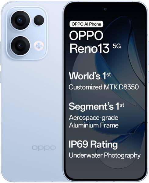 OPPO RENO 13 5G (Sky Blue, 128 GB)