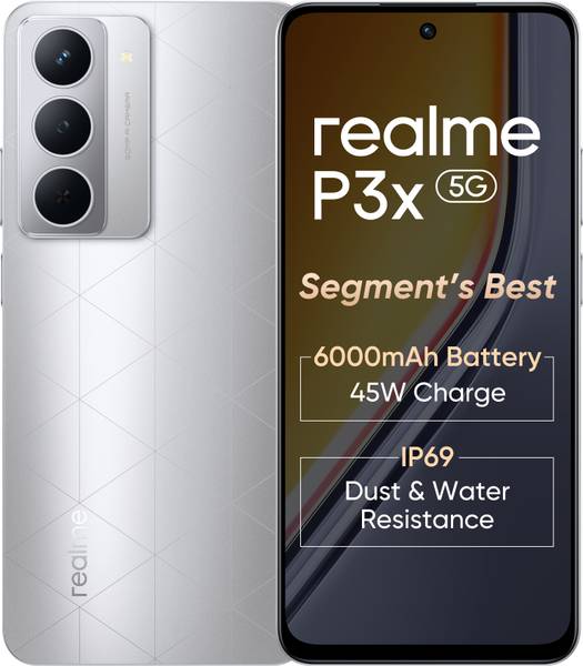 realme P3x 5G (Lunar Silver, 128 GB)