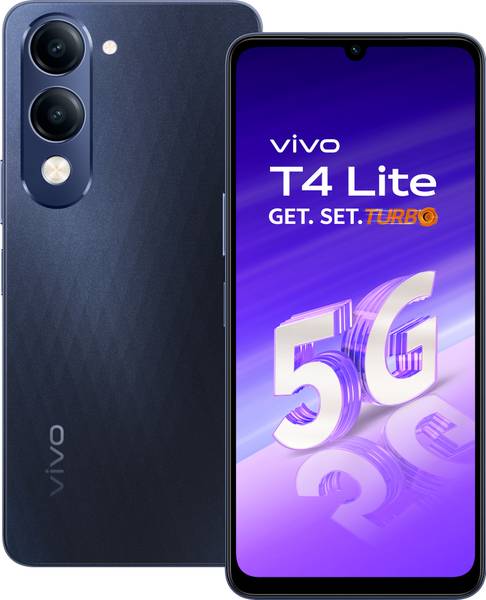 vivo T4 Lite 5G Charger in the Box (Prism Blue, 256 GB)