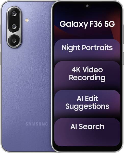 Samsung Galaxy F36 5G (Luxe Violet, 128 GB)