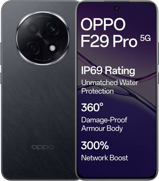 OPPO F29 Pro 5G (Granite Black, 128 GB)