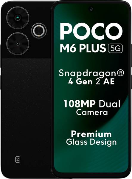 POCO M6 Plus 5G (Graphite Black, 128 GB)