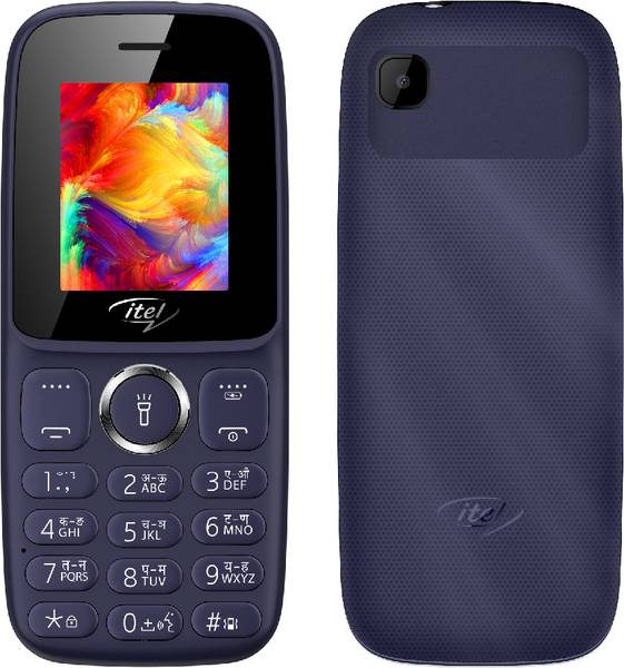 itel U30 keypad Mobile|1200 mAh battery|Expandable Storage Upto 32GB (Blue, 32 MB)