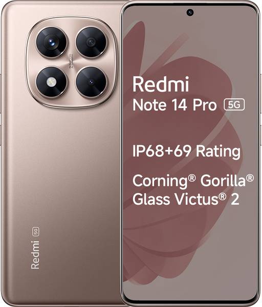 REDMI Note 14 Pro 5G (Champagne Gold, 256 GB)
