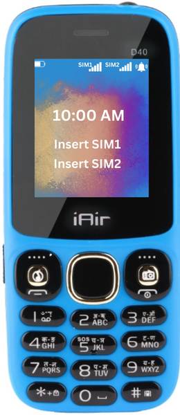 IAIR Keypad Mobile Phone with Dual Sim Support|1.8 Inch Big Display|Big Torch Light