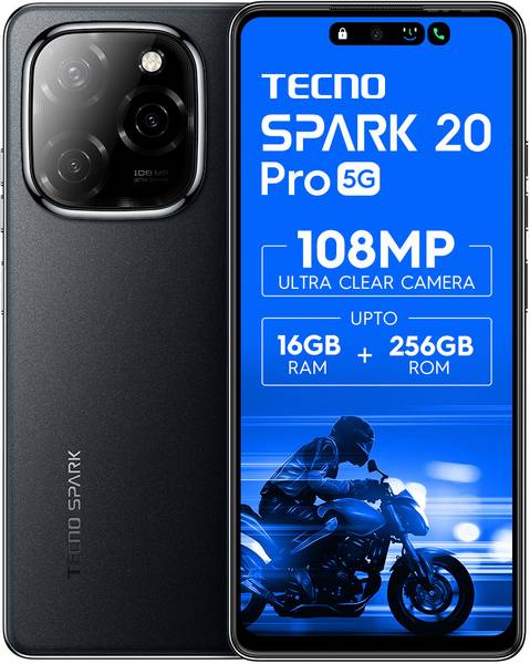 Tecno Spark 20 Pro 5G (Startrail Black, 256 GB)