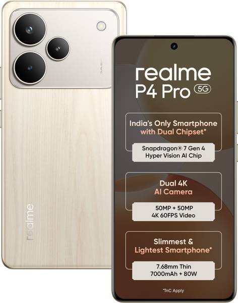 realme P4 Pro 5G (Birch Wood, 128 GB)