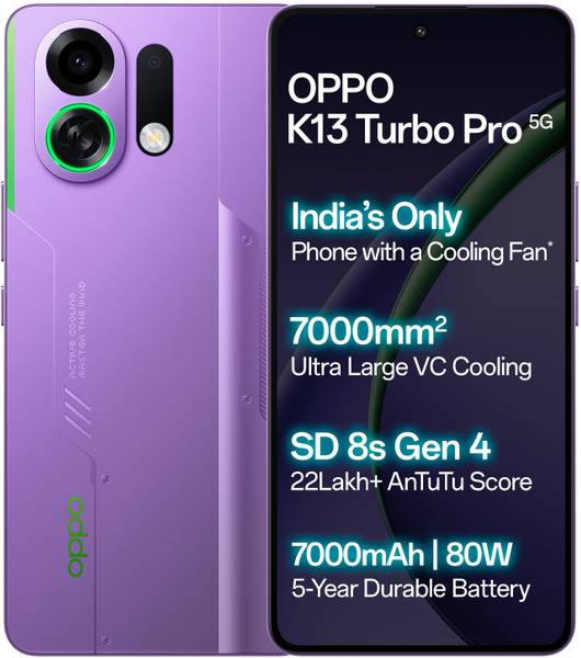 OPPO K13 Turbo Pro 5G (Purple Phantom, 256 GB)