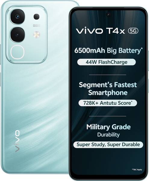 vivo T4x 5G (Glacial Teal, 128 GB)