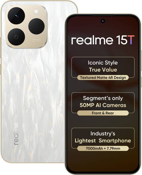 realme 15T 5G (Flowing Silver, 128 GB)