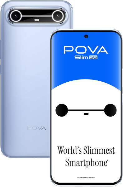Tecno Pova Slim 5G (Sky Blue, 128 GB)