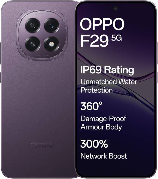 OPPO F29 5G (Solid Purple, 128 GB)