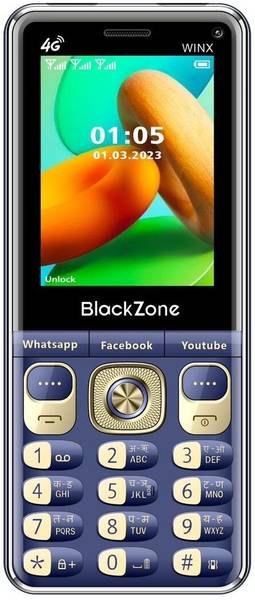 BlackZone WINX 4G Volte with 2.8 Inch keypad ,Touch Screen & Support all Android Features