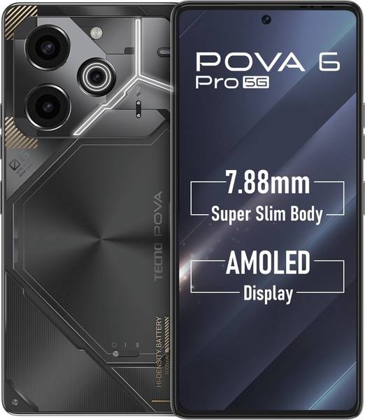 Tecno Pova 6 Pro 5G (Meteorite Grey, 256 GB)