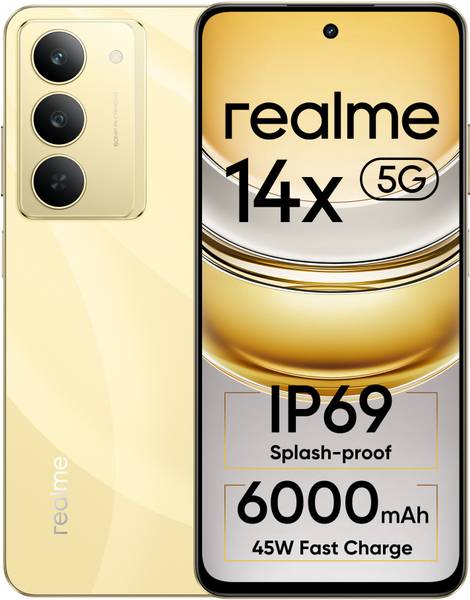 realme 14x 5G (Golden Glow, 128 GB)