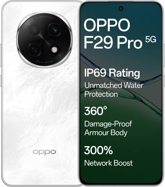 OPPO F29 Pro 5G (Marble White, 256 GB)