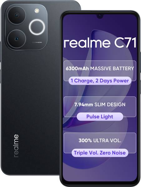 realme C71 (Obsidian Black, 128 GB)