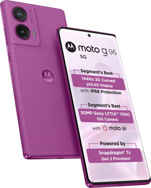 MOTOROLA G96 5G (Pantone Cattleya Orchid, 256 GB)