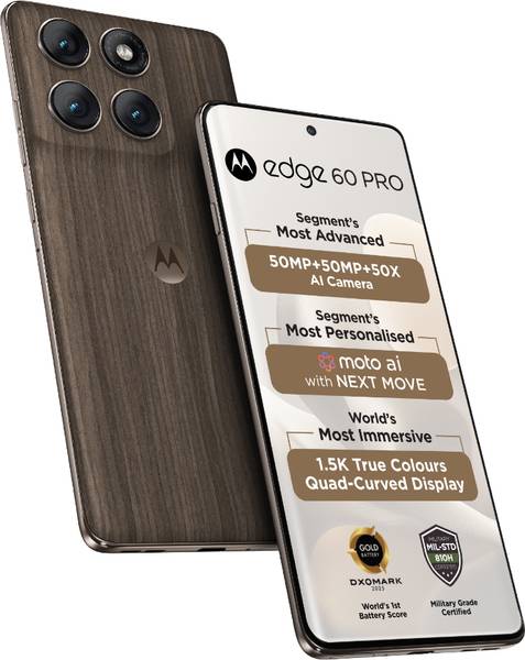 MOTOROLA Edge 60 Pro (Pantone Walnut, 256 GB)