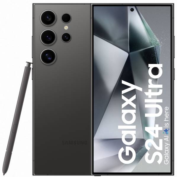 SAMSUNG Galaxy S24 Ultra 5G (Titanium Black, 256 GB)