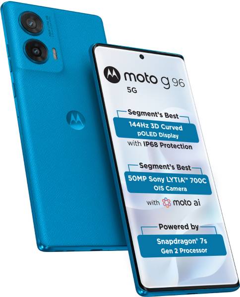 MOTOROLA G96 5G (Pantone Dresden Blue, 128 GB)