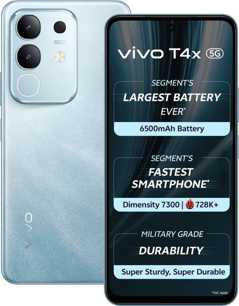 vivo T4x 5G (Marine Blue, 128 GB)