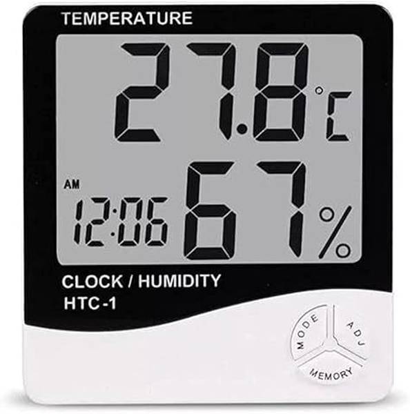 Afpin room temperature meter digital | indoor thermometer for room HTC-1 Humidity meter | room temperature meter for home|indoor thermometer All-in-On...