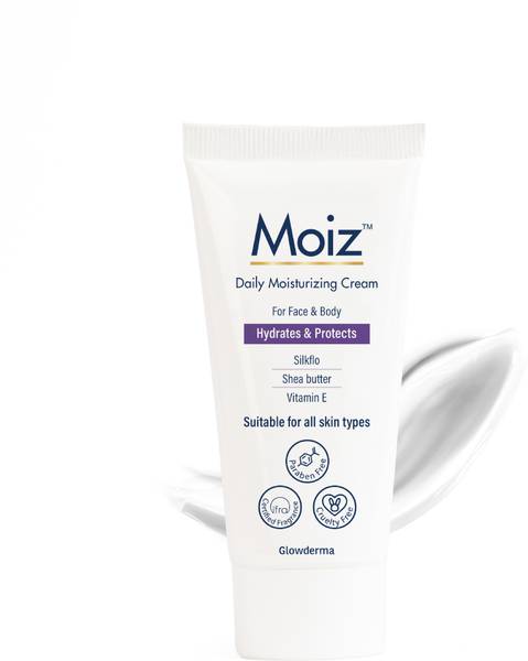 Moiz Daily Moisturizing Cream | Face & Body| Sensitive Skin | Shea Butter, Vitamin E