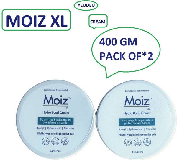 YEUDEU MOIZ XL HYDRO BOOST CREAM (PACK OF*2) 400ML