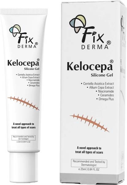 Fixderma Kelocepa Silicone Gel for Scars & Acne Scars with Advanced Scar Healing Formula