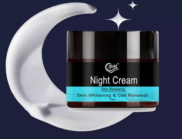 QUAT Radiant Renewal Night Cream for Cell Regeneration & Skin Whitening