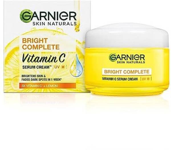 GARNIER bright complete vitamin c serum cream spotless bright skin 3x vitamin c + lemon