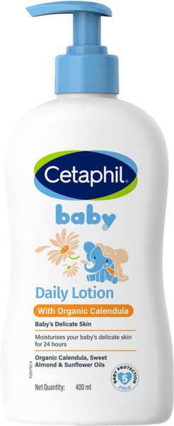 Cetaphil BABY DAILY LOTION WITH ORGANIC CALENDULA FACE AND BODY