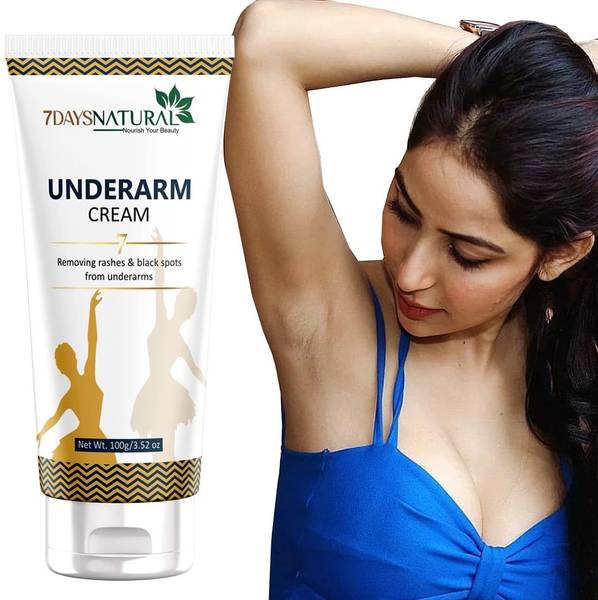 7 Days Natural under arm whitening cream for dark under arm neck back elbow knee