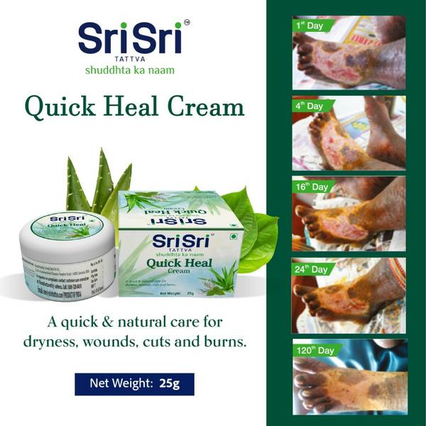 Sri Sri Tattva Quick Heal Cream Pack of 3