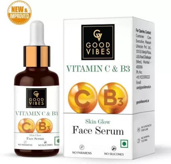 GOOD VIBES Vitamin C and B3 Skin Glow Face Serum (30 ml) (30 ml)