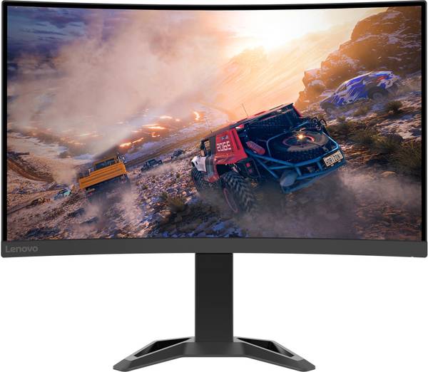 Lenovo G-Series 27 inch Curved Full HD LED Backlit VA Panel with 99% sRGB, 2X3W Speakers, 2XHDMI 2.0, DP 1.4, Height/Tilt Adjustable Stand Gaming Moni...