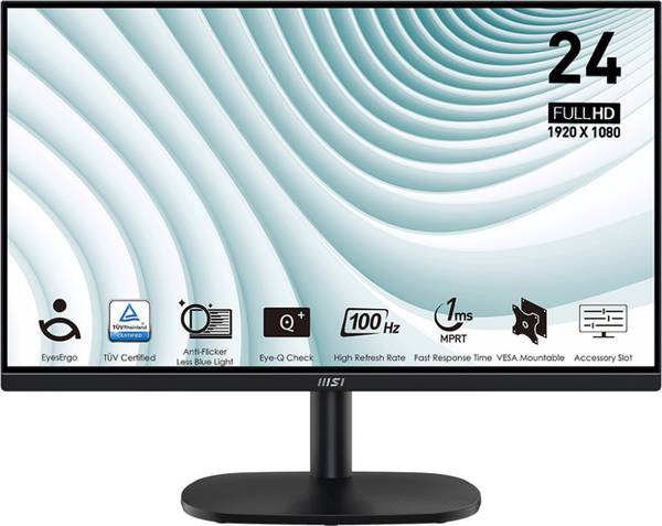 MSI 60.96 cm (24 inch) Full HD VA Panel Monitor (PRO MP2412)