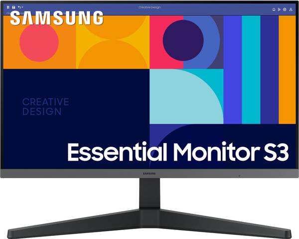 SAMSUNG 27 inch Full HD IPS Panel Flicker-Free, HDMI, Display Port, Bezel-less Design Flat Monitor (LS27C330GAWXXL)