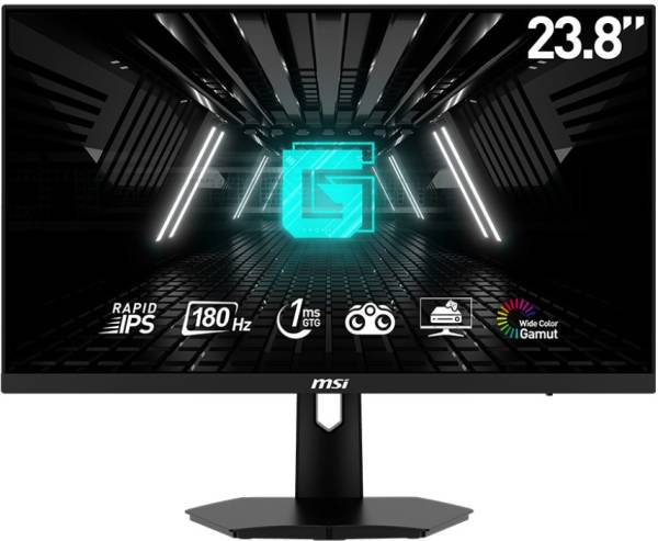 MSI 24 inch Full HD IPS Panel with Anti-Flicker Technology, Less Blue, Light, Wide Color Gamut Gaming Monitor (G244F E2)