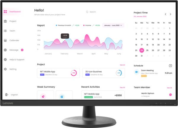 Lenovo 31.5 inch Full HD VA Panel Monitor (D32-40)