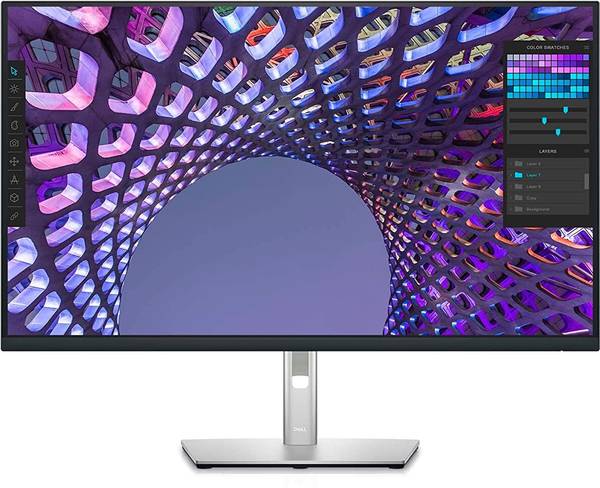 DELL P3223QE 81.28 cm (32 inch) 4K Ultra HD LED Backlit IPS Panel Monitor ((3840 x 2160) USB-C Hub Display)