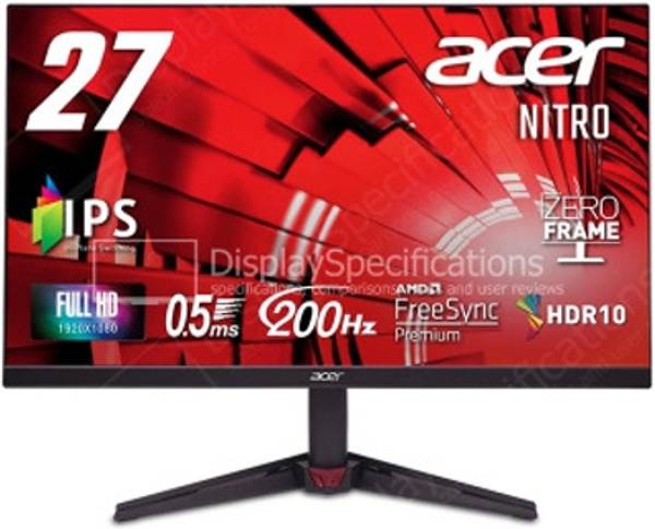 Acer 68.58 cm (27 inch) Full HD LED Backlit IPS Panel Gaming Monitor (Nitro VG270 X1)