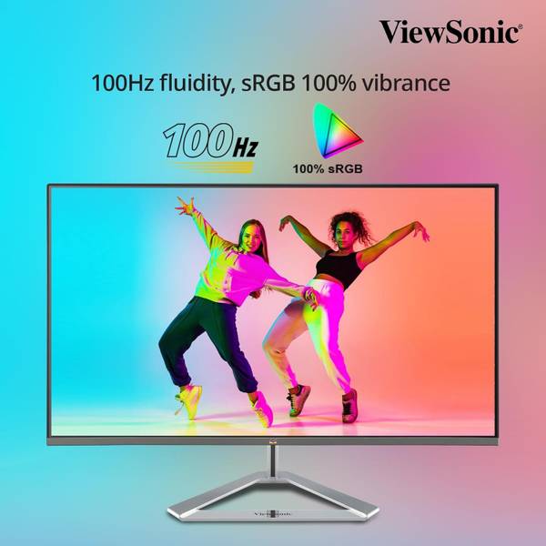 ViewSonic 68.58 cm (27 inch) Full HD LED Backlit IPS Panel Monitor (VX2776-SMHD-3)