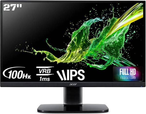 Acer 27 inch Full HD LED Backlit IPS Panel Monitor (KA270 E)