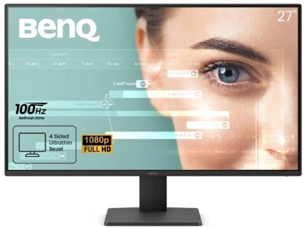 BenQ GW2791 68.58 cm (27 inch) Full HD LED Backlit IPS Panel with Eye-Care, 99% sRGB, HDMI, DisplayPort, TUV-Certified, Flicker-Free, Low Blue Light P...