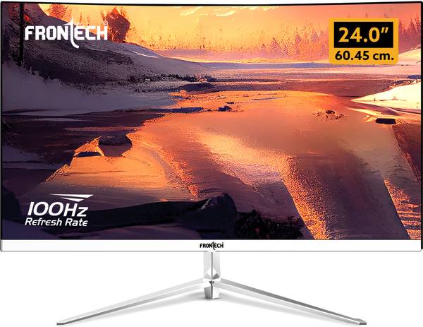 Frontech Ultima Series 60.96 cm (24 inch) Curved Full HD LED Backlit VA Panel Monitor (MON-0088)
